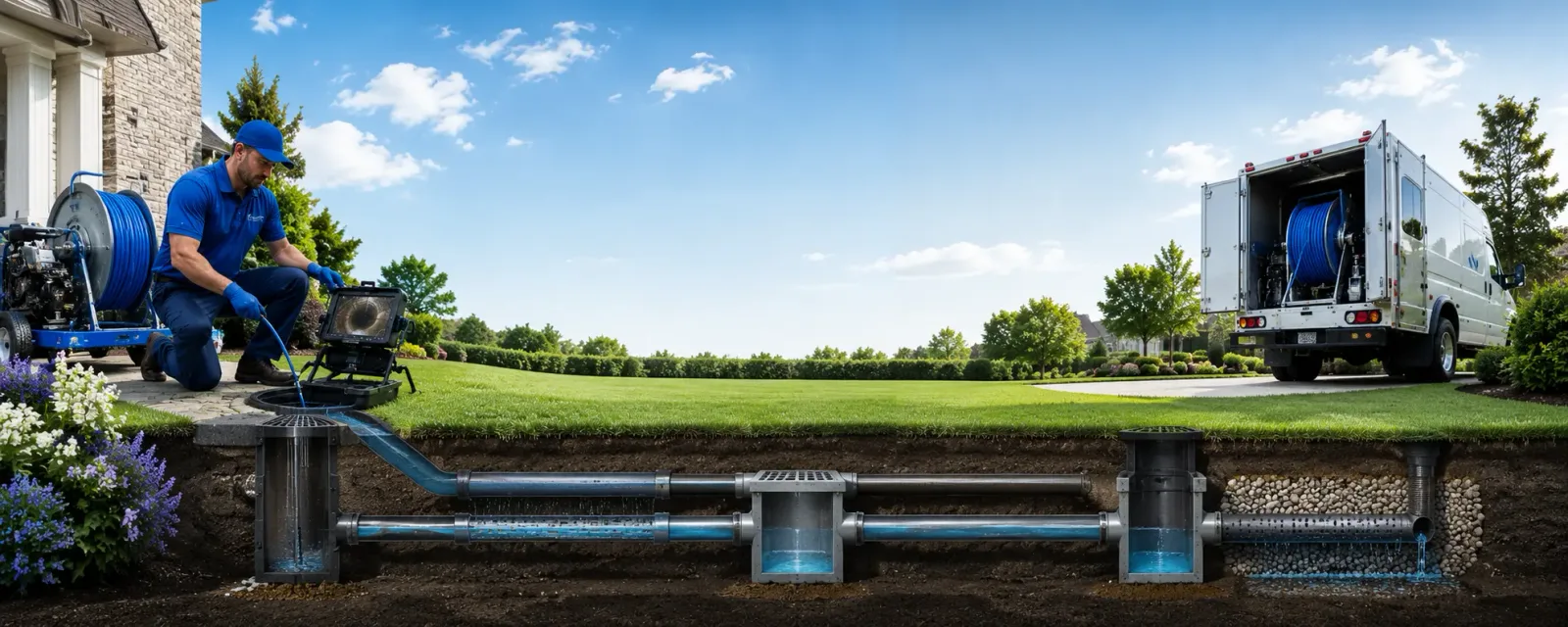 Outdoor drain cleaning information for Abingdon, MD